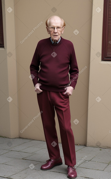 British elderly male with  ginger hair