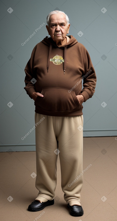 Brazilian elderly male with  brown hair