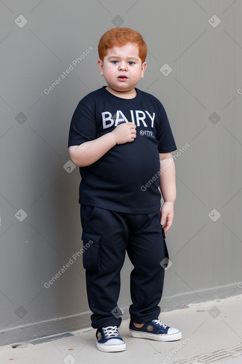 Bahraini infant boy with  ginger hair