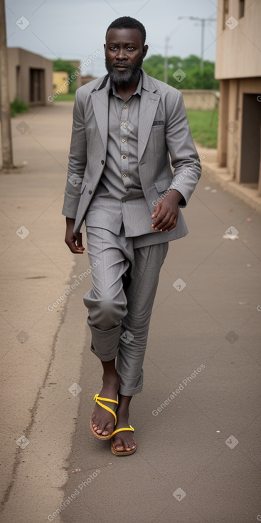 Togolese child male with  gray hair