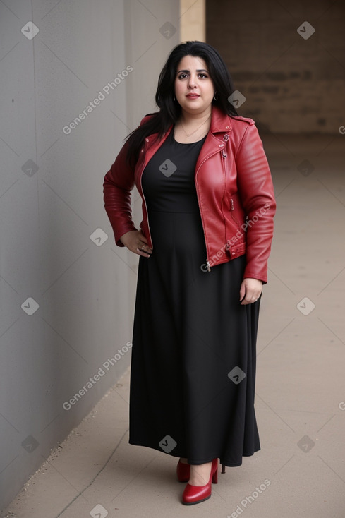 Jordanian 45 years female with  black hair