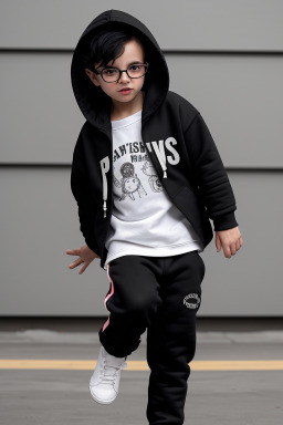 Polish infant boy with  black hair