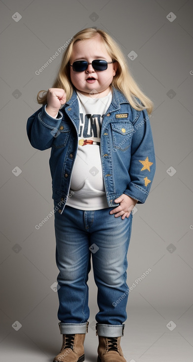 Romanian infant boy with  blonde hair