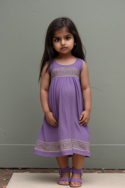 Indian infant girl with  brown hair