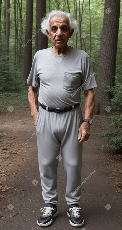 Arab elderly male with  gray hair