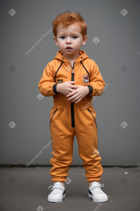 Honduran infant boy with  ginger hair