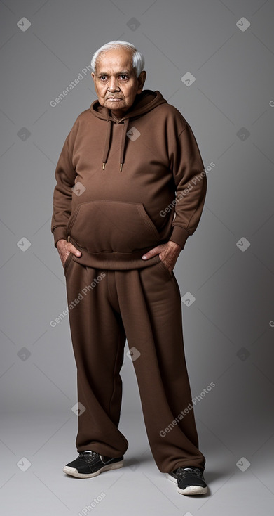 Bangladeshi elderly male with  brown hair