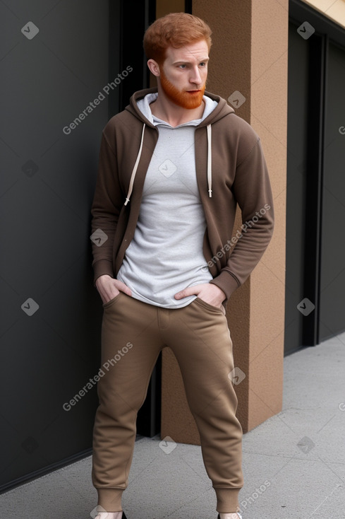 Israeli adult male with  ginger hair