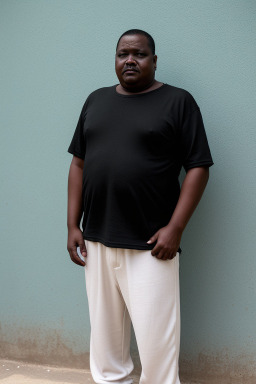 Malian middle-aged male with  black hair