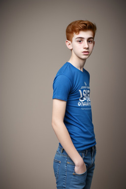 Armenian teenager boy with  ginger hair