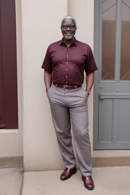 Togolese middle-aged male with  gray hair