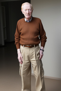 Elderly male with  ginger hair