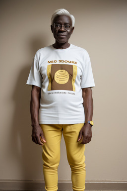 Ghanaian elderly male with  white hair