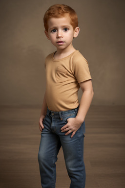 Puerto rican infant boy with  ginger hair