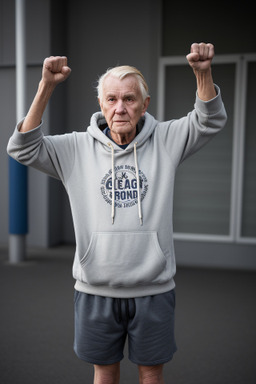 Icelandic elderly male with  blonde hair