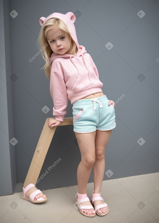 French infant girl with  blonde hair