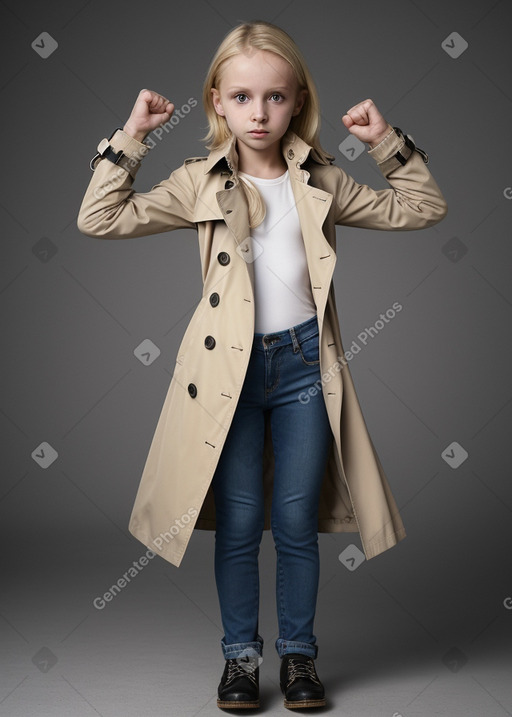 Ukrainian child female with  blonde hair