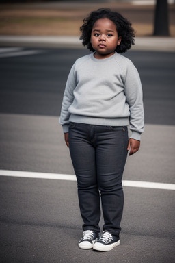 Child female with  gray hair