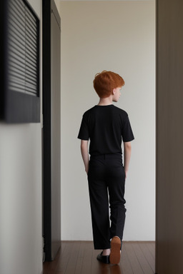 Malaysian teenager boy with  ginger hair