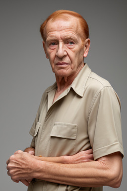 Algerian elderly male with  ginger hair