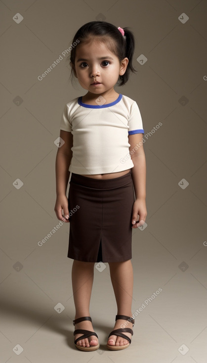 Costa rican infant girl 