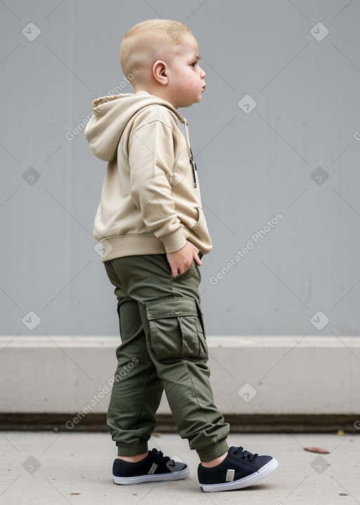 Lebanese infant boy with  blonde hair