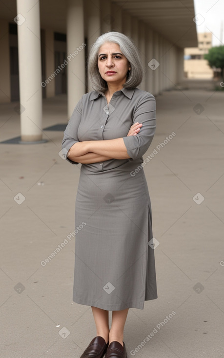 Iraqi adult female with  gray hair