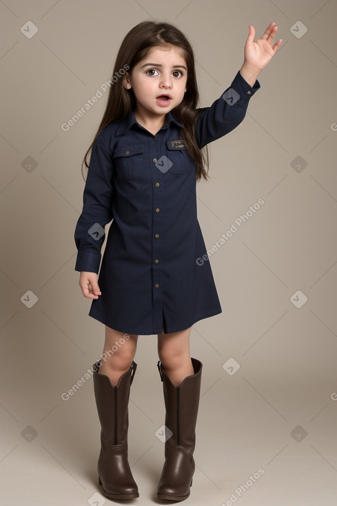 Iraqi infant girl with  brown hair