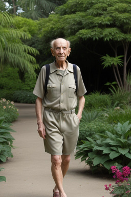 Arab elderly male with  ginger hair