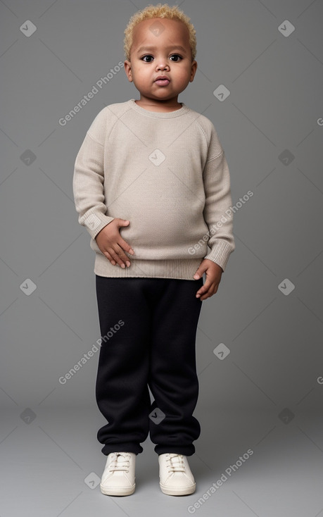 Somali infant boy with  blonde hair