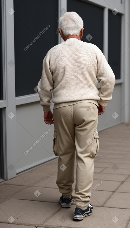 Colombian elderly male with  white hair