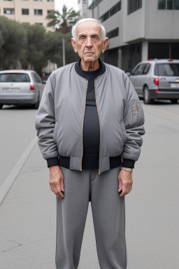 Israeli elderly male with  gray hair