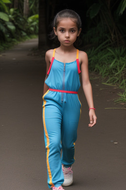 Costa rican child girl 