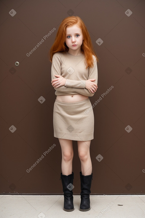 Israeli infant girl with  ginger hair