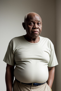 Nigerian elderly male with  blonde hair