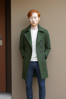 Korean adult male with  ginger hair