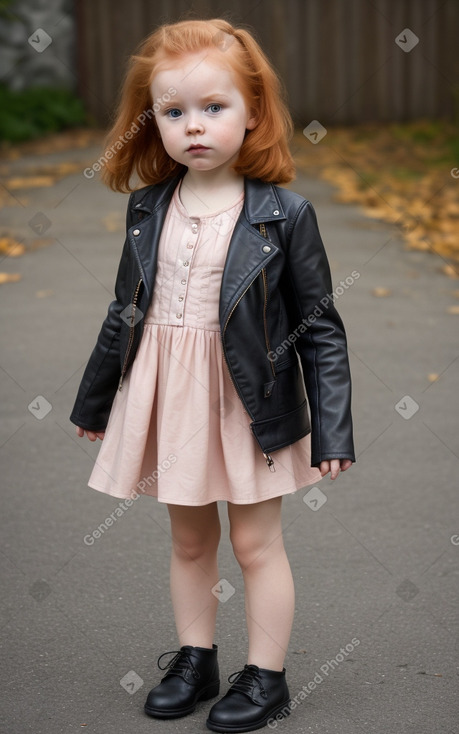 Norwegian infant girl with  ginger hair