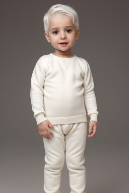 Lebanese infant boy with  white hair