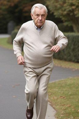 Danish elderly male with  gray hair