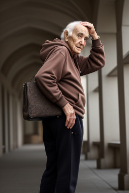 Georgian elderly male with  brown hair