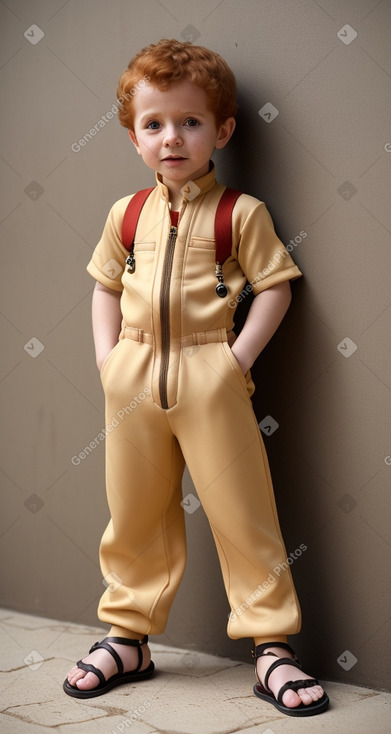 Omani infant boy with  ginger hair