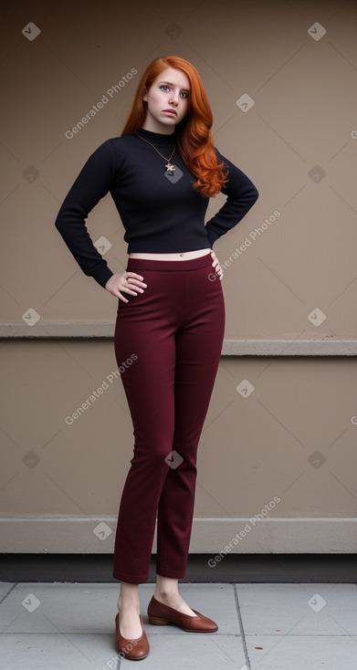 Venezuelan adult female with  ginger hair