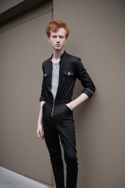 Teenager male with  ginger hair