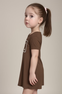 Canadian infant girl with  brown hair