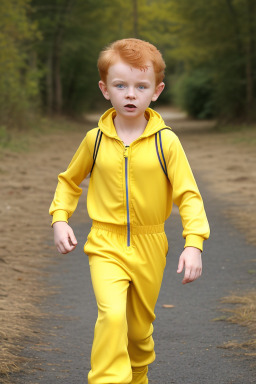 Croatian child boy with  ginger hair