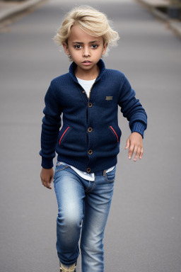 Yemeni child boy with  blonde hair