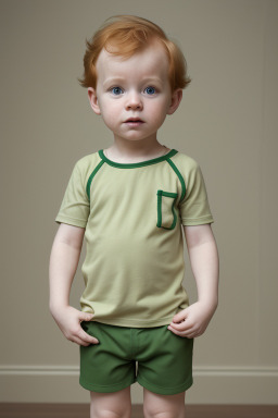 Swiss infant boy with  ginger hair