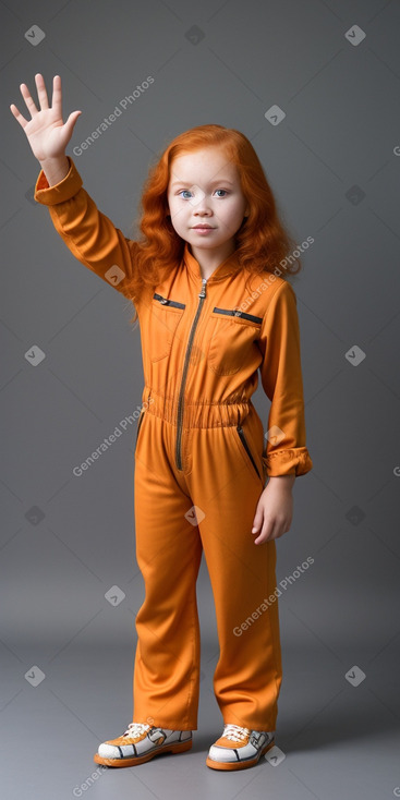 Indonesian child female with  ginger hair