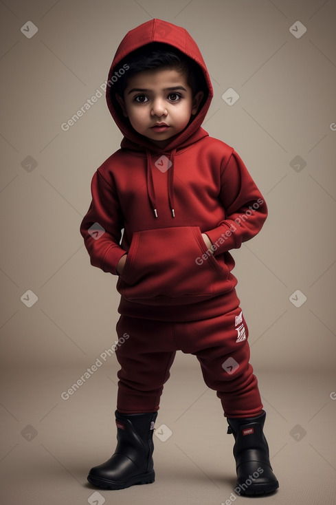 Bahraini infant boy with  brown hair