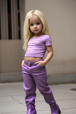 Cuban infant girl with  blonde hair